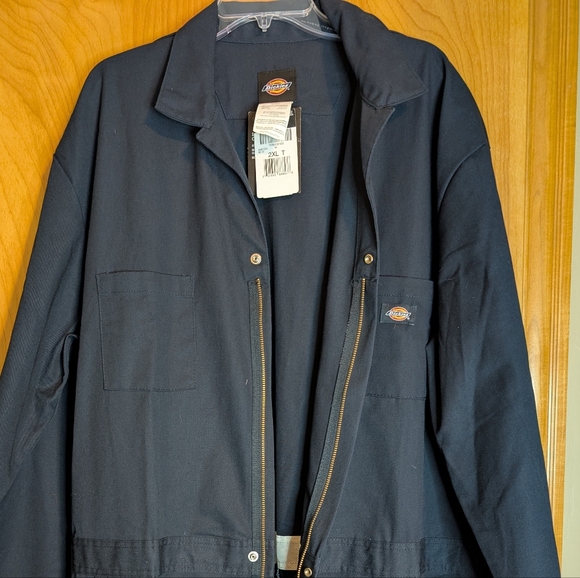 NWT DICKIES Canvas Full Zip Work Coveralls Boiler Suit Men SZ 2XLT - Picture 5 of 12